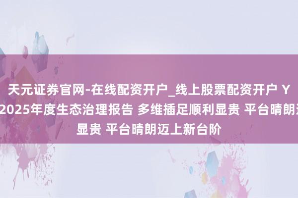 天元证券官网-在线配资开户_线上股票配资开户 YY直播发布2025年度生态治理报告 多维插足顺利显贵 平台晴朗迈上新台阶